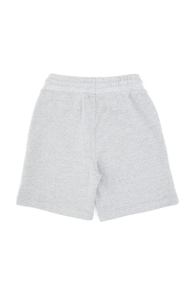 Детские шорты для мальчиков трикотажные U.S. Polo Assn., Gray Melange — фото 3
