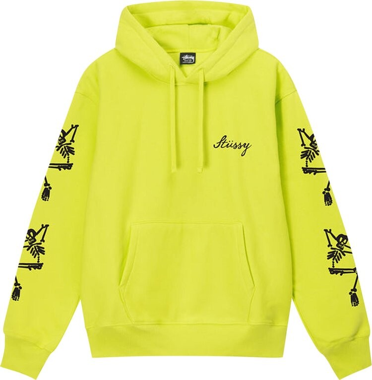 

Худи Stussy Paradise Lost Hoodie 'Keylime', зеленый