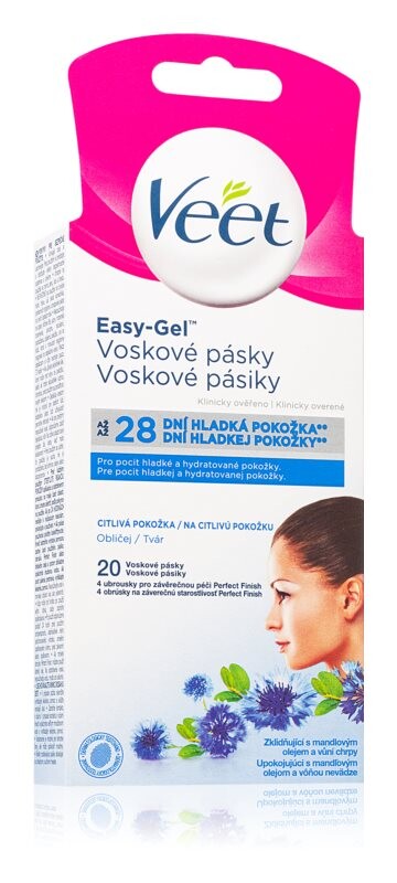 

Восковые полоски для депиляции лица Veet Wax Strips