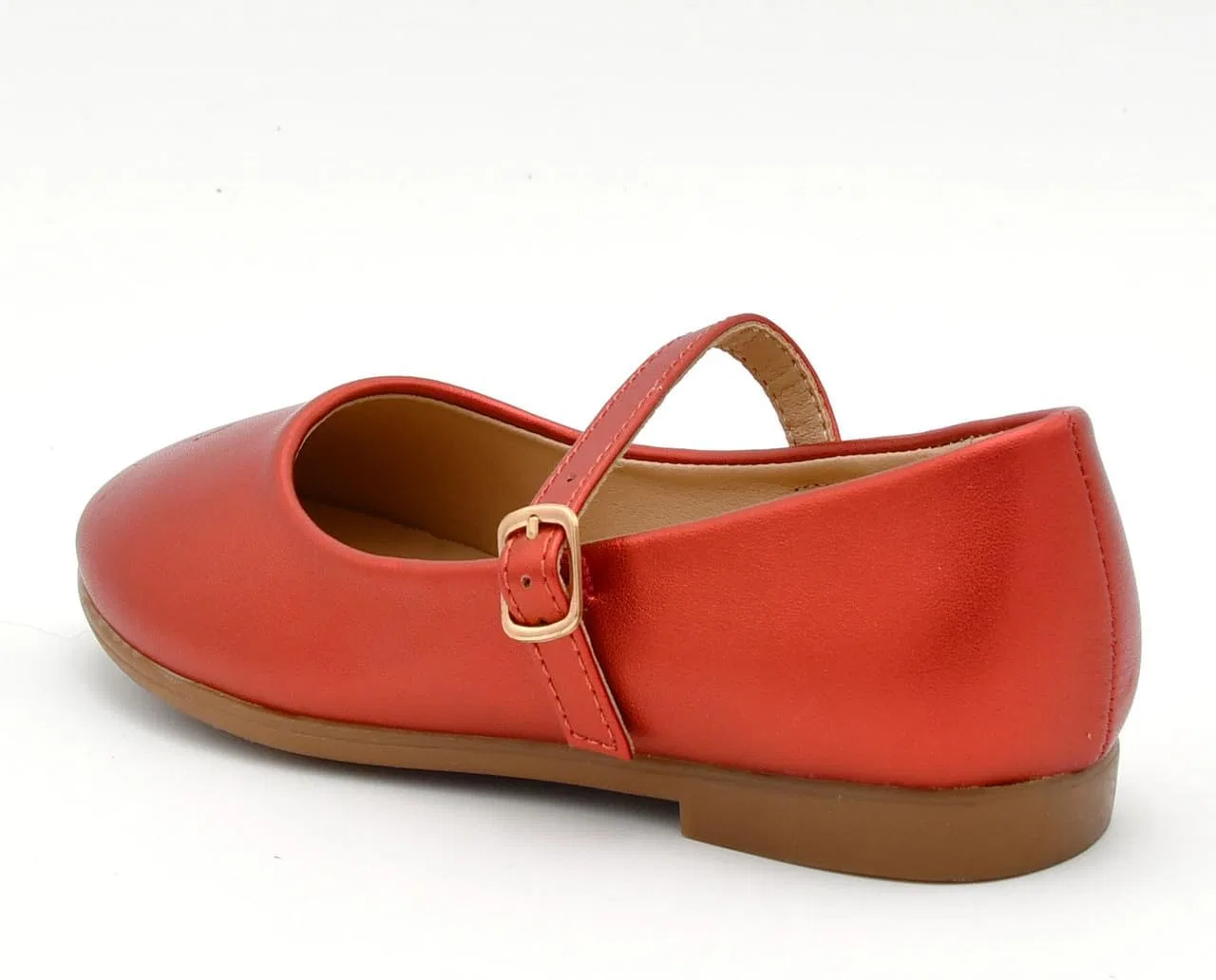 Детские туфли-балетки для девочек с бантом Nova Utopia Nova Footwear, Redpu — фото 3