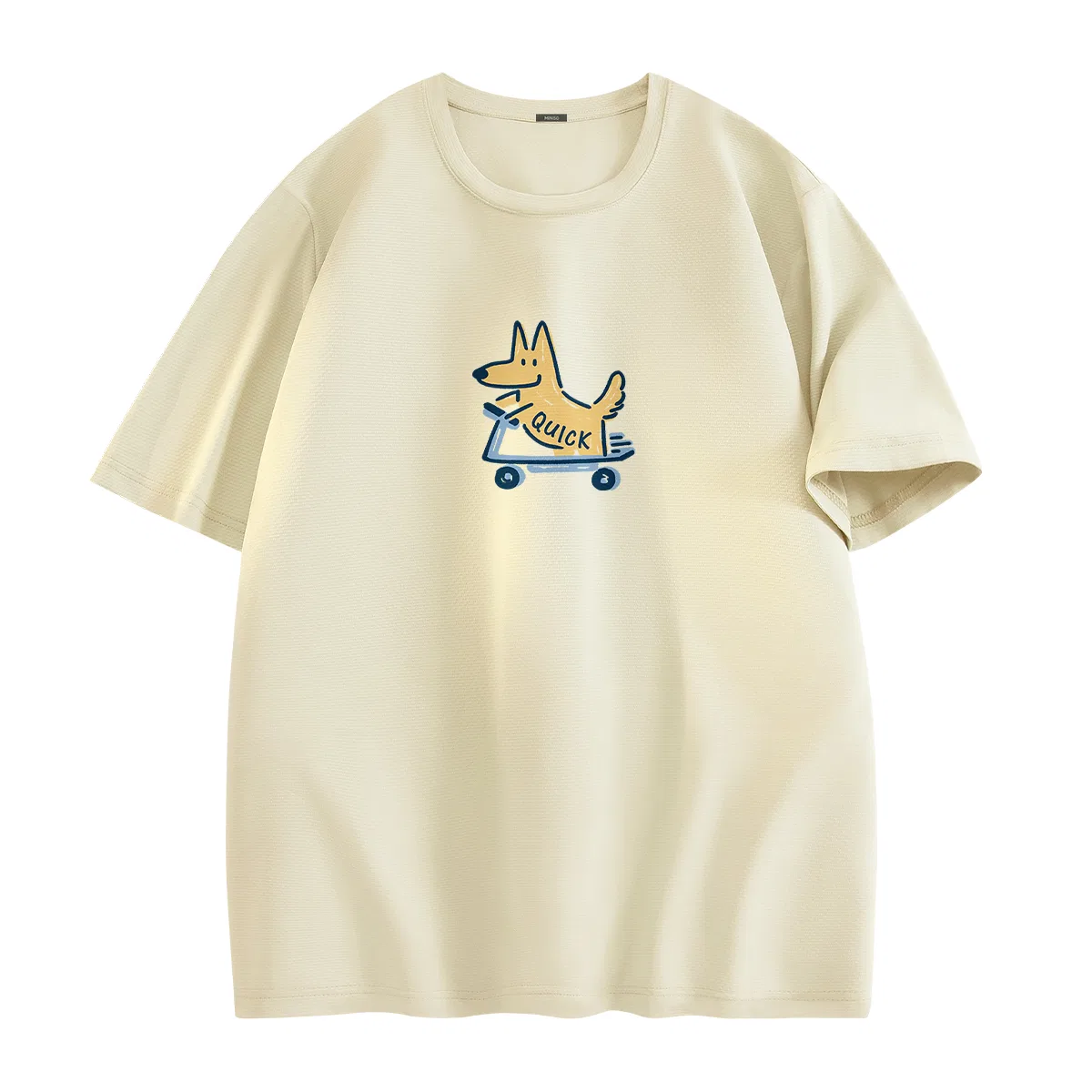 Футболка детская с логотипом MINISO, Light Gray — фото 3