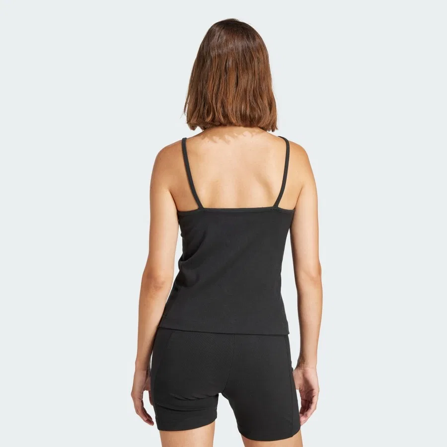 Спортивный топ без рукавов с принтом Sportswear JJ1224 ALL SZN Rib Atlet adidas, Черный — фото 2