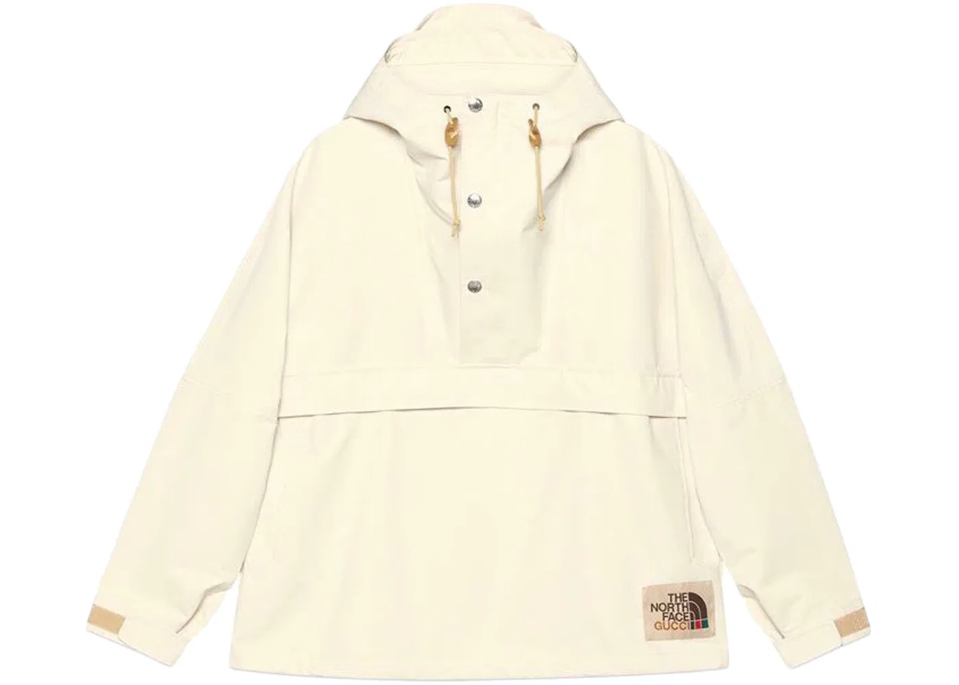 Мужская ветровка из легкого нейлона Gucci x The North Face, Beige