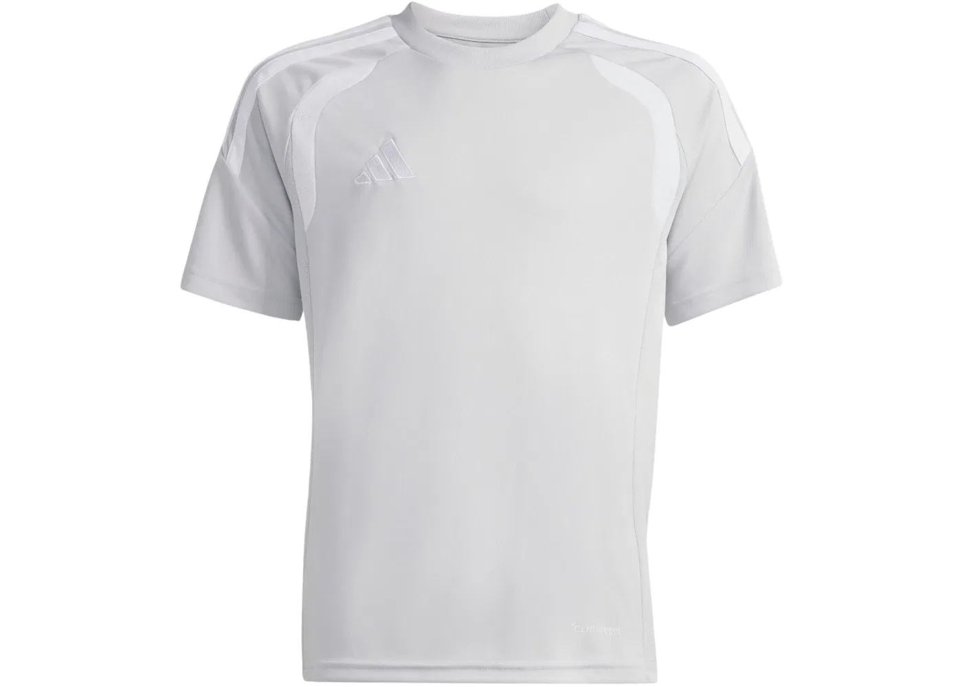 Детская футболка с длинным рукавом Jersey Adidas, Team Light Grey/White