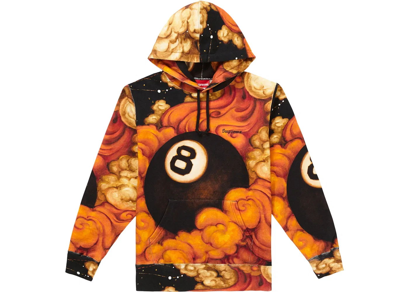 Мужская худи с принтом Martin Wong 8 Ball Supreme, Multi