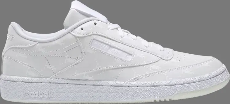 

Кроссовки très rasché x club c 85 mu 'triple white' Reebok, белый