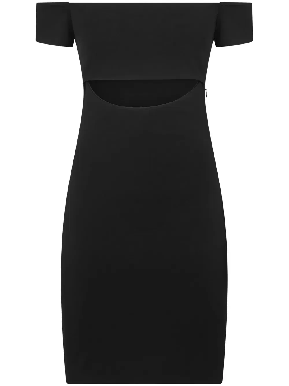 Платье мини с открытыми плечами Dsquared2, черный