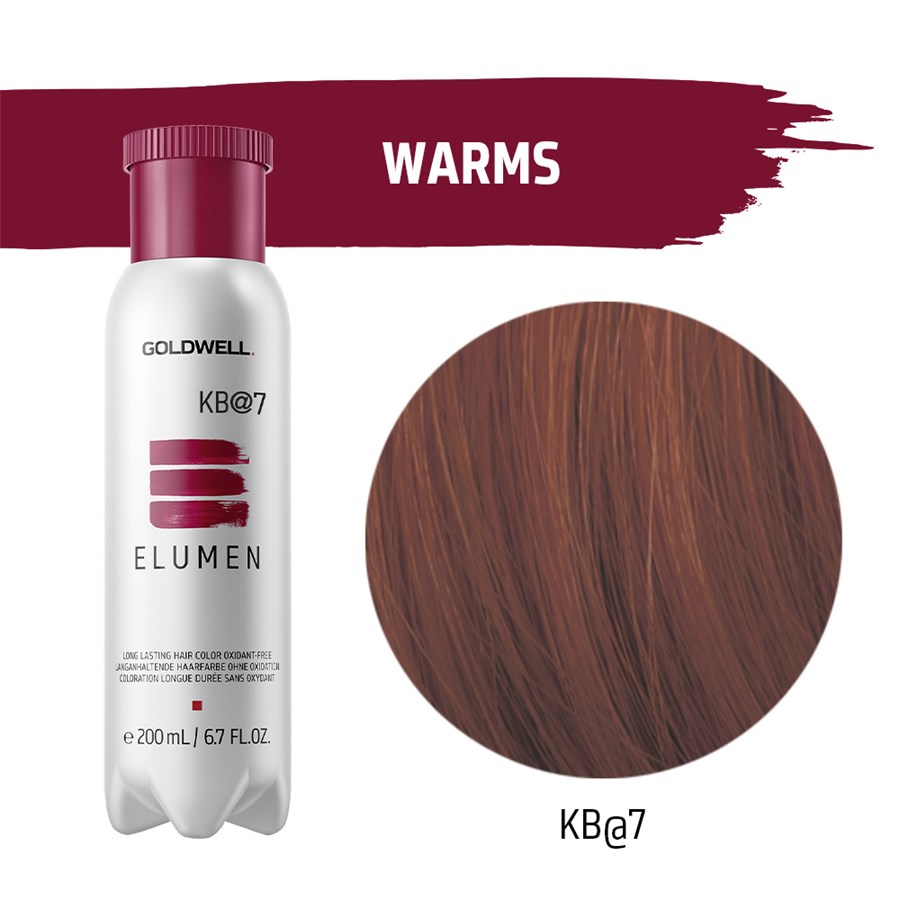 Краска для волос long lasting hair color oxidant-free Goldwell, kb@7, объем 200 мл — фото 2