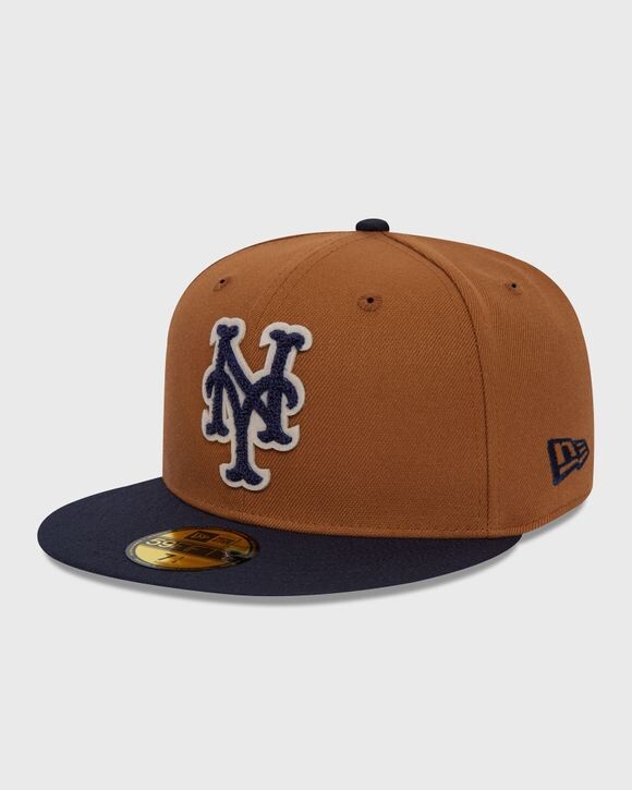 

Бейсболка New Era Boucle 59Fifty New York Mets, коричневый