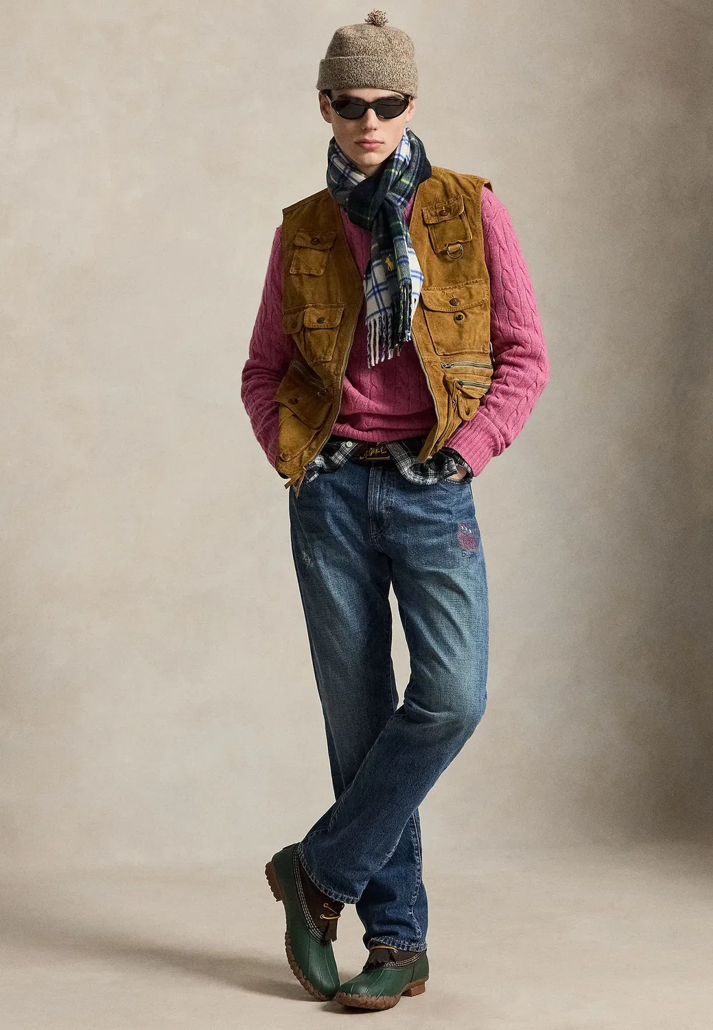 Прямые джинсы Hampton с эффектом потертости - джинсы прямого кроя Polo Ralph Lauren, Rhinebeck — фото 2