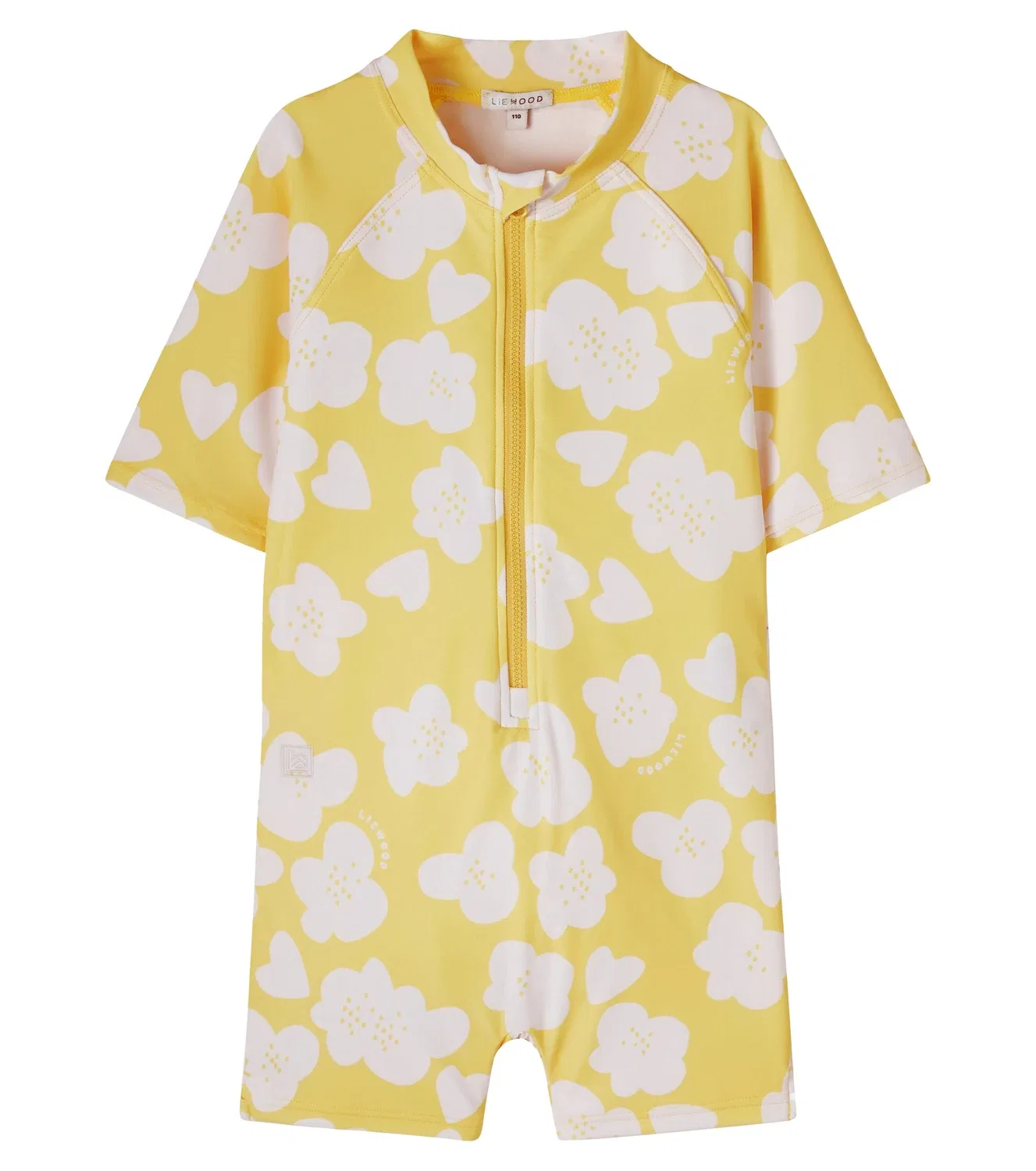 Раздельный купальник с защитой от ультрафиолета Max floral Liewood, желтый