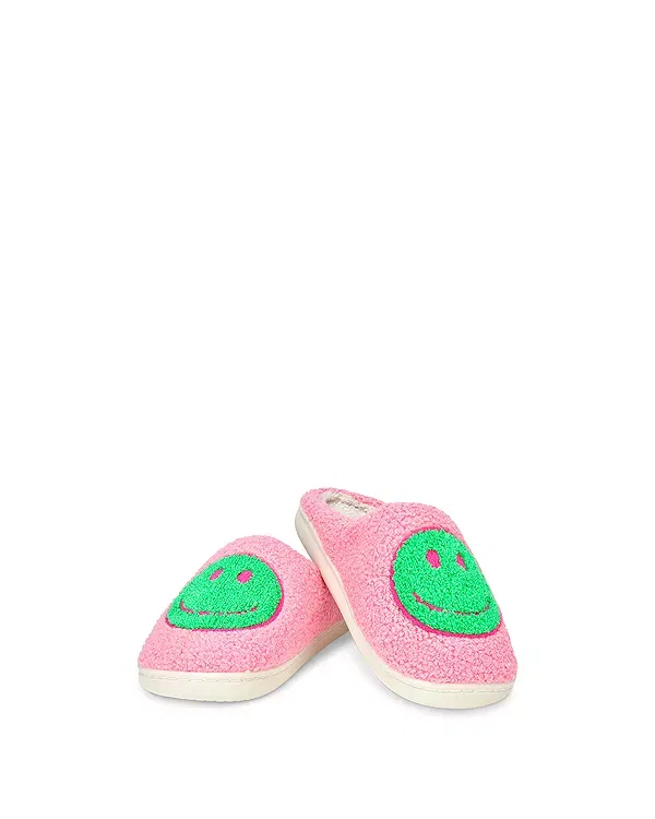 Детские тапочки для девочек с вышивкой Happy Slippers Iscream, мультиколор