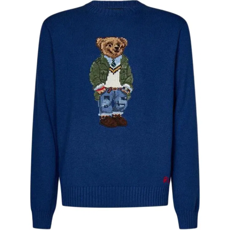 Мужской свитер с принтом Polo Bear Polo Ralph Lauren, Beach Blue