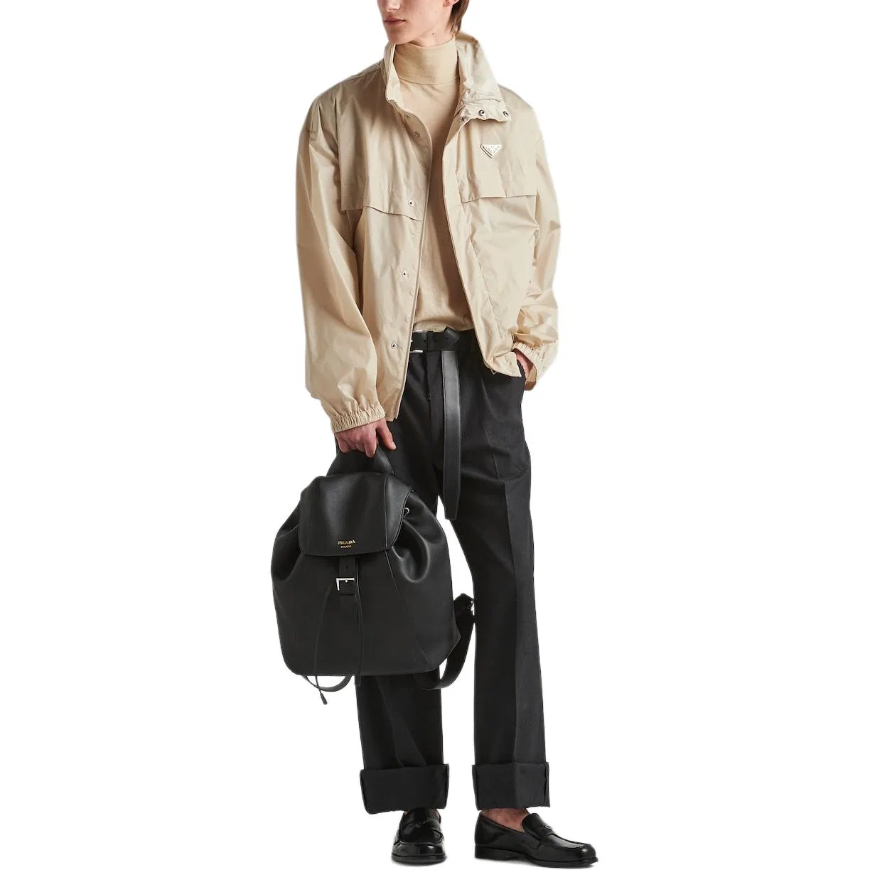 Мужская куртка PRADA, Sand Beige Yellow — фото 3