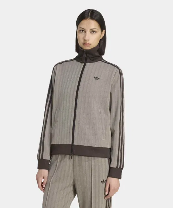 Тренировочная куртка Classic Track Top, Adidas, коричневый