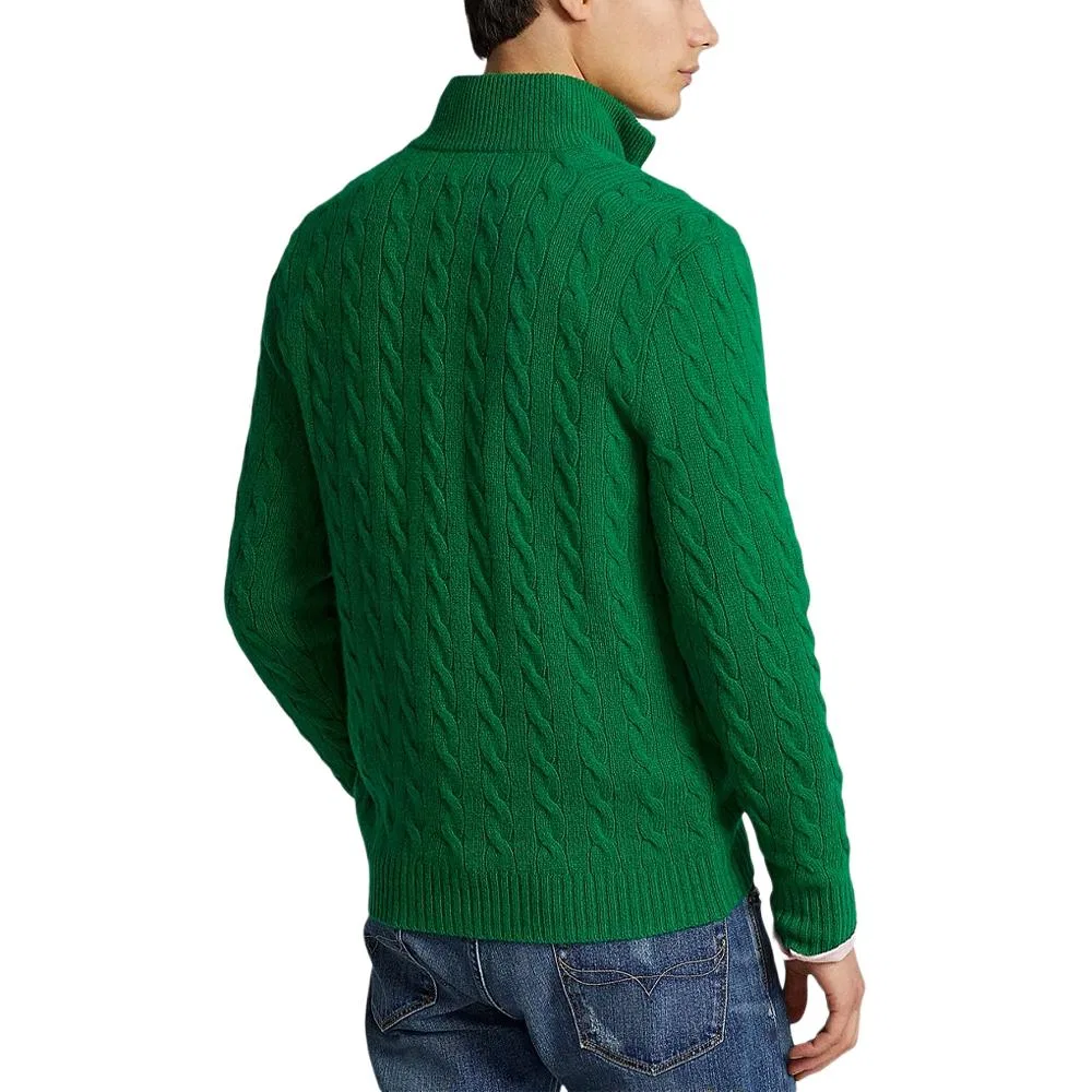 Мужской свитер стандартного кроя Grass Green Polo Ralph Lauren — фото 4