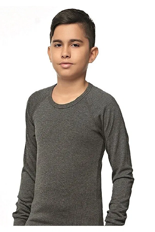 Детское термобелье с капюшоном Özkan Underwear, Anthracite