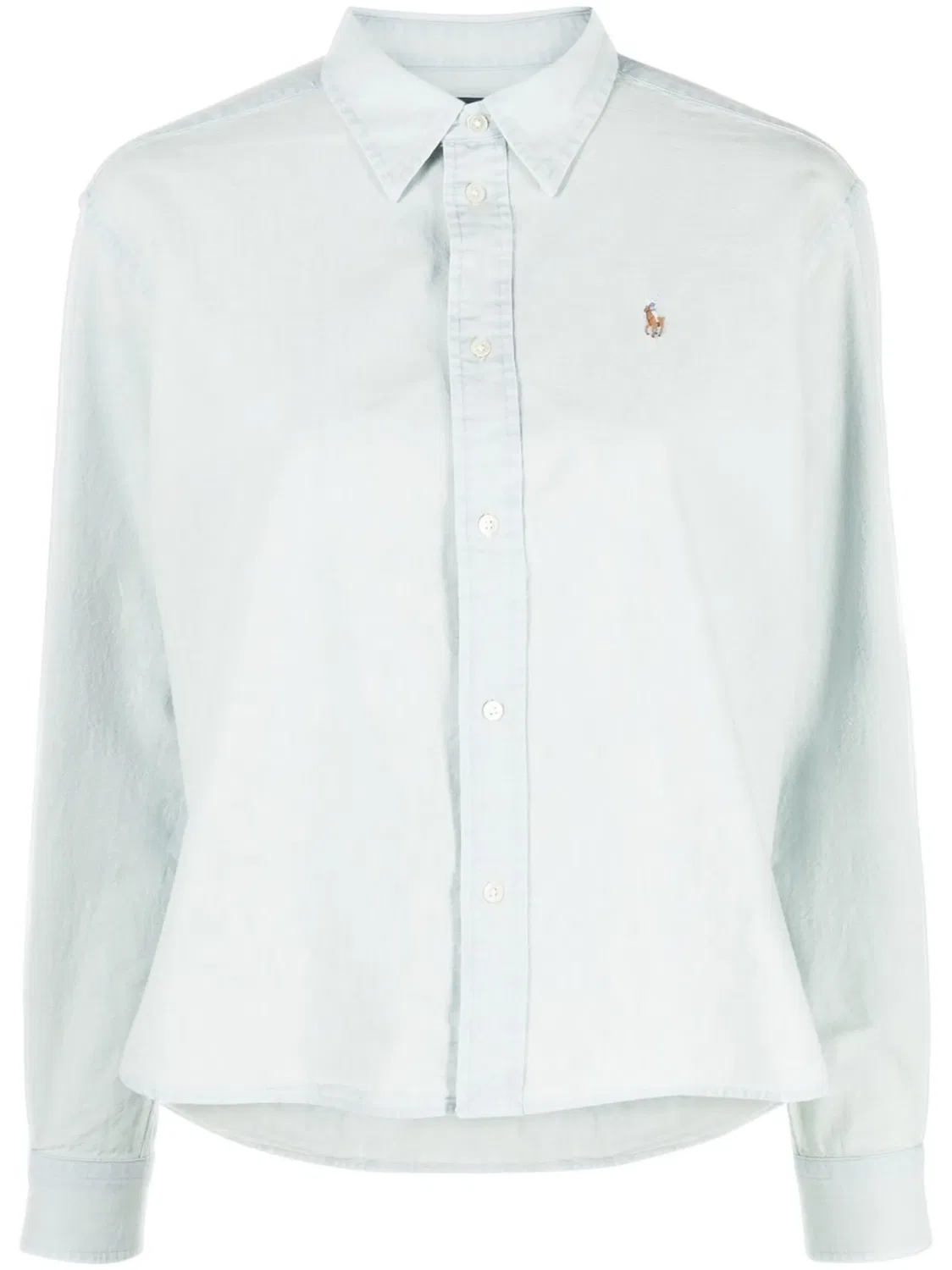 Polo Ralph Lauren Синяя рубашка с пуговицами