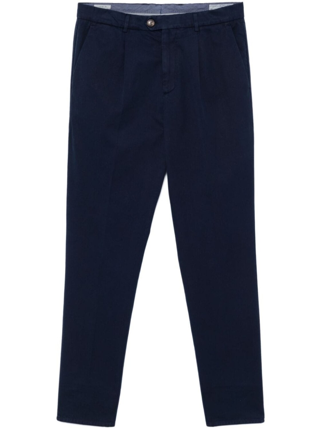 

Brunello Cucinelli брюки из габардина со складками, синий