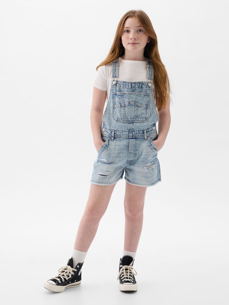 

Детские джинсовые комбинезоны Gap, синий