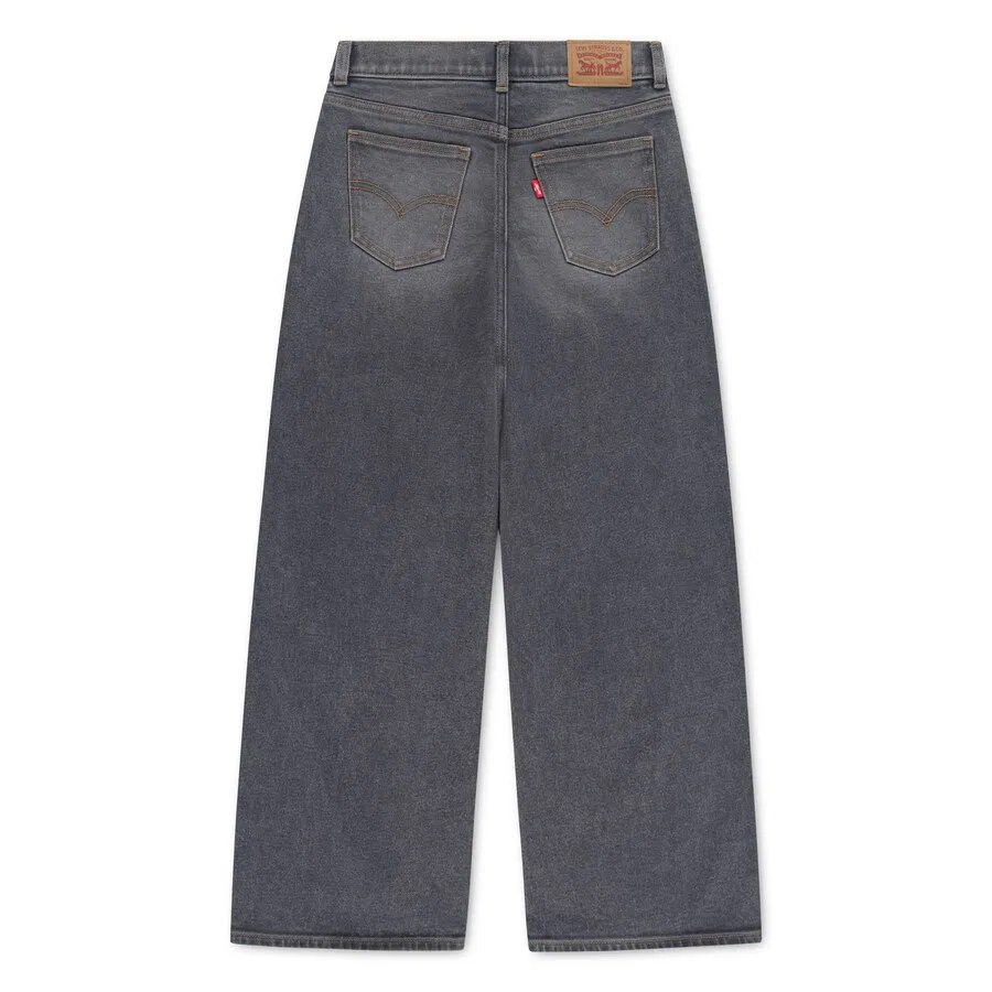 Детские джинсы Levi's Kids свободного кроя серого цвета — фото 2