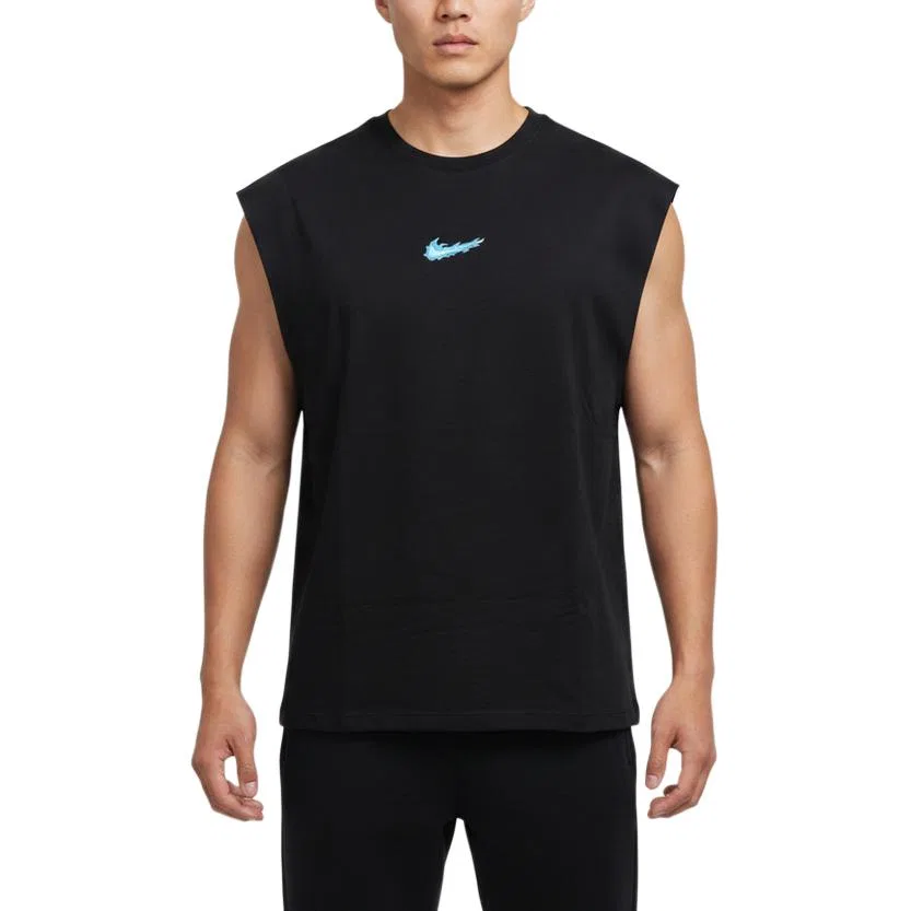 Майка мужская с круглым вырезом, Nike, Black
