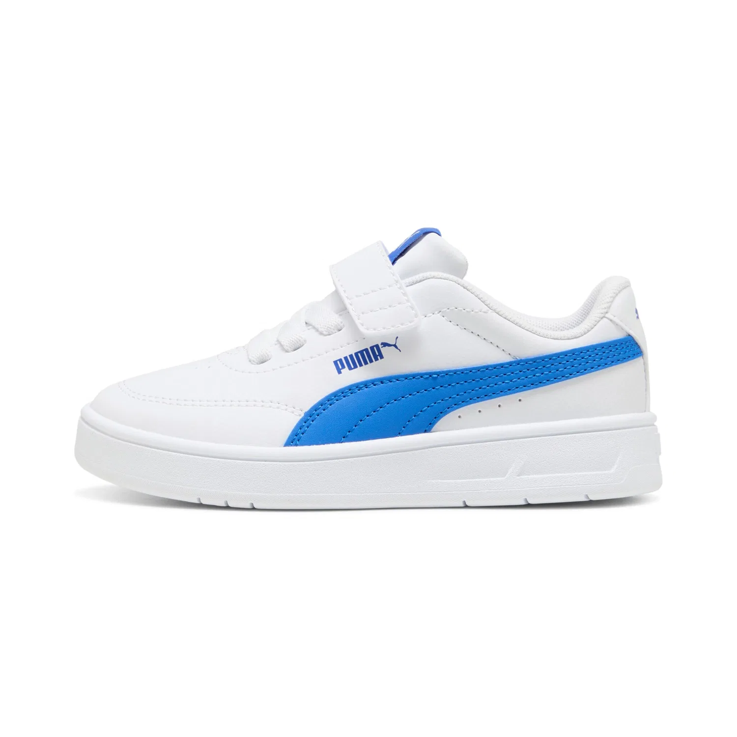 Детские кроссовки с SOFTFOAM+ дэмпфированием Court Classic PUMA, White-Mountain Blue — фото 2