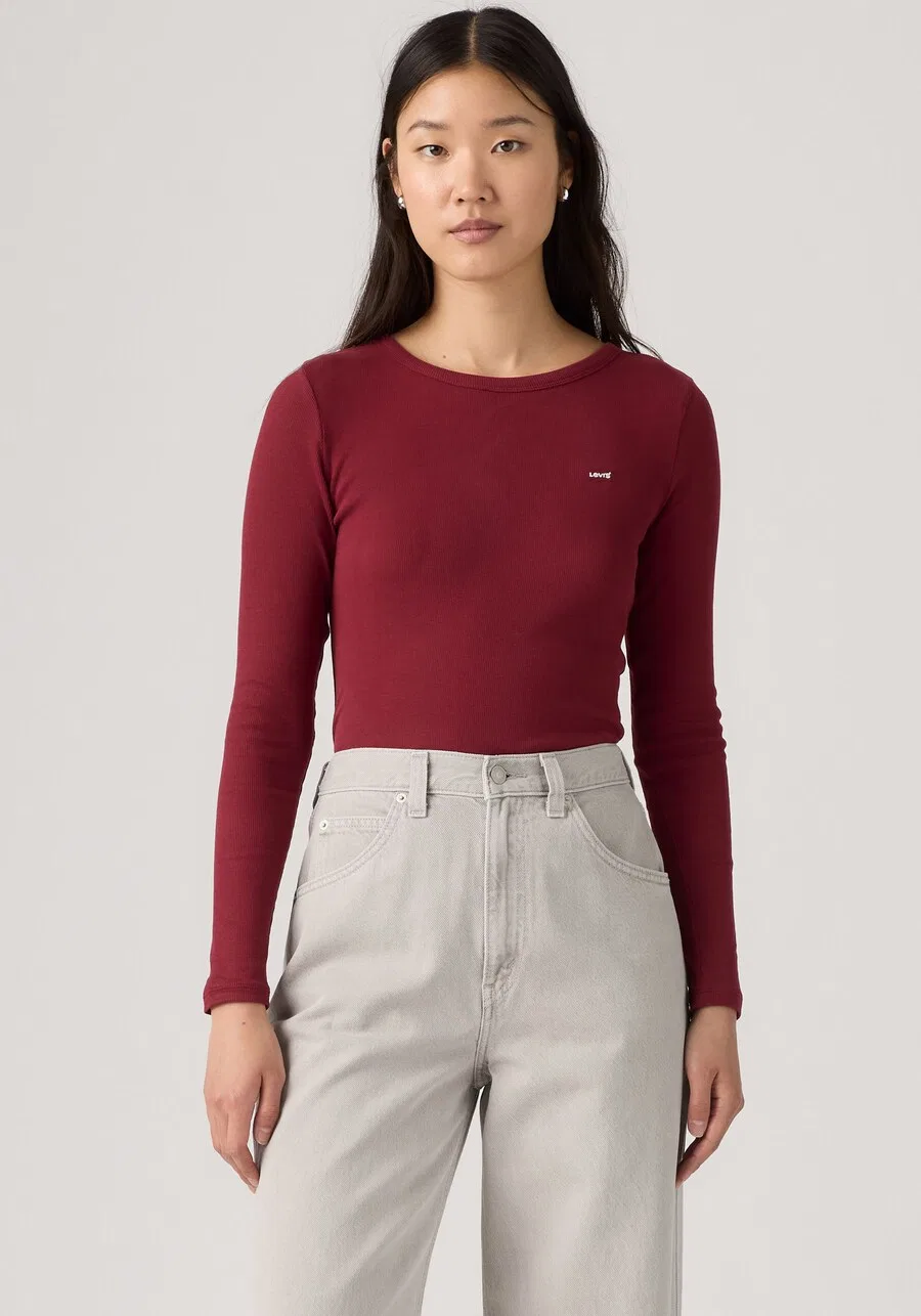 Топ LEVI'S красного цвета — фото 2