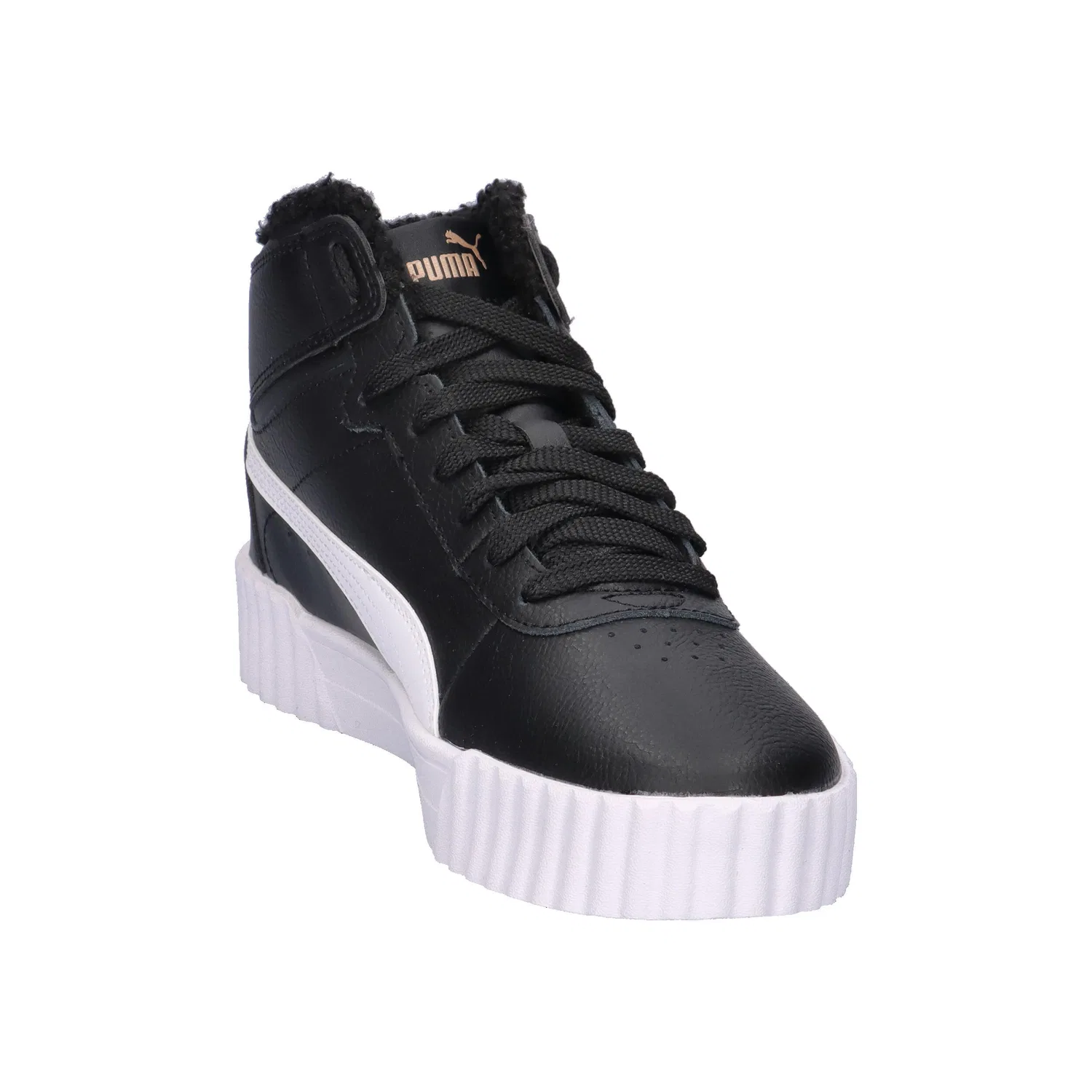 Детские кроссовки с высоким верхом Carina 3.0 Mid WTR Jr, Puma, Schwarz — фото 2