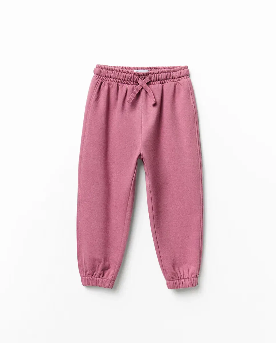 Детские штаны для девочек Jogger liso Sfera, 230 Rosa Oscuro