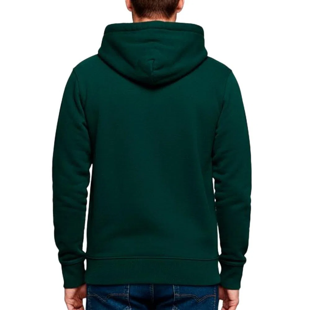 Мужское худи с капюшоном Superdry Duo Classic Hoodie, Цвет Grun — фото 4