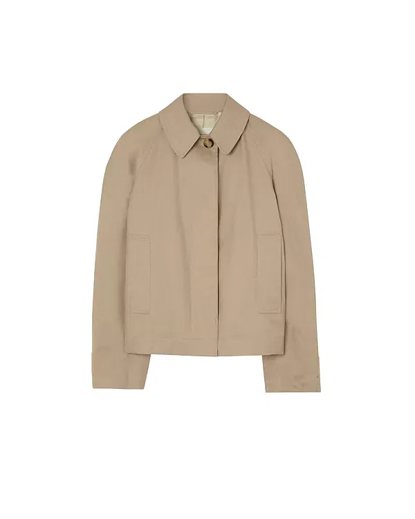 Женское пальто из тропической габардина Tickhill Burberry, Saltmarsh Beige — фото 2