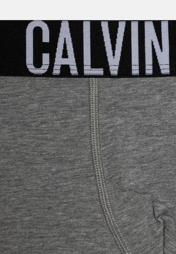 Комплект из 3 боксерских трусов Calvin Klein Underwear, белый/черный/серый — фото 4