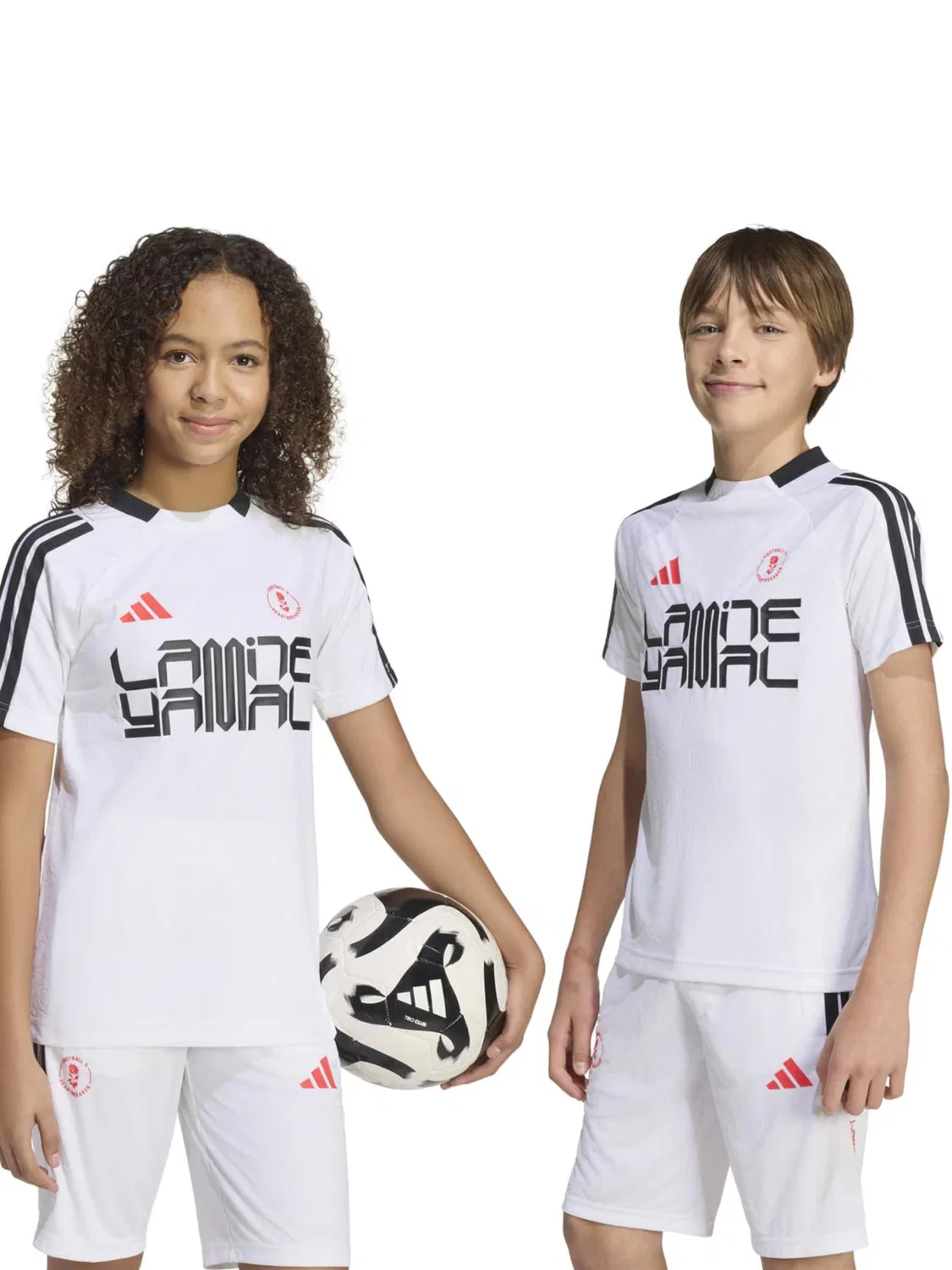 Спортивная футболка Adidas Performance Shirt LY белого цвета — фото 2