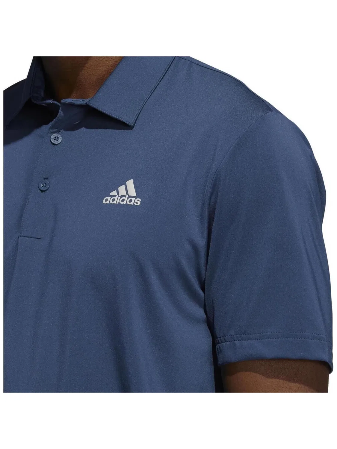 Рубашка Adidas Polo Shirt Ultimate 365 Solid белого цвета — фото 2