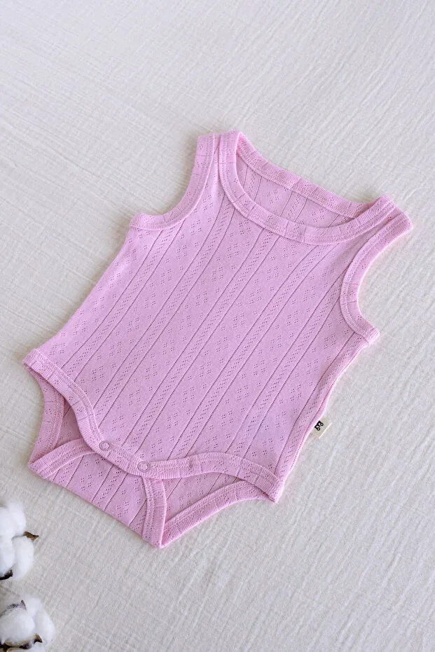Детское боди для девочек кружевное Mimu Baby, Candy — фото 3