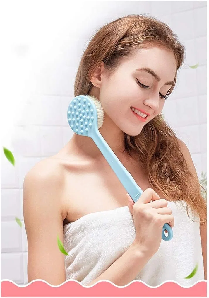 Щетка для душа Body Brush WYRKYP, 36x8 см, Blue — фото 3