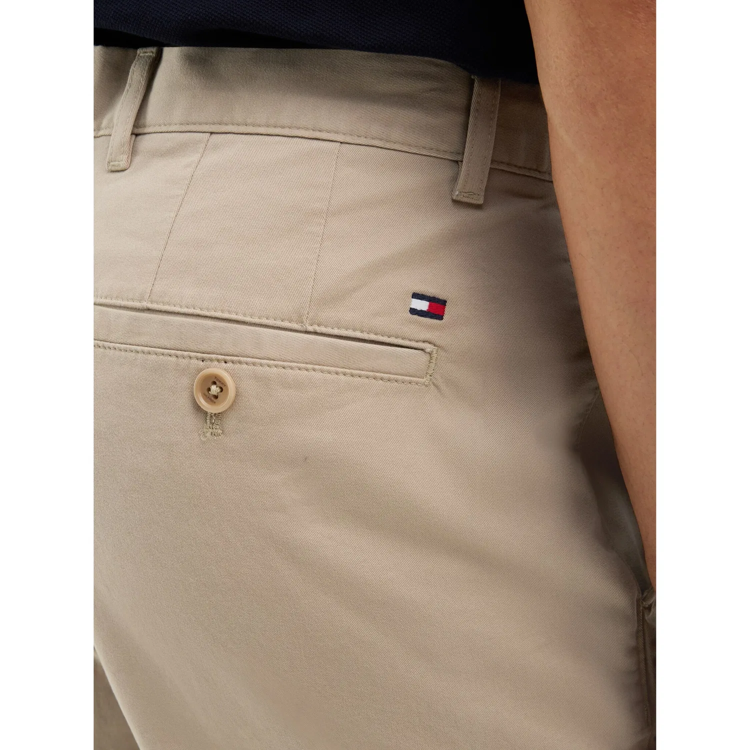 Мужские чиносы с зауженным кроем Tommy Hilfiger, Khaki — фото 3