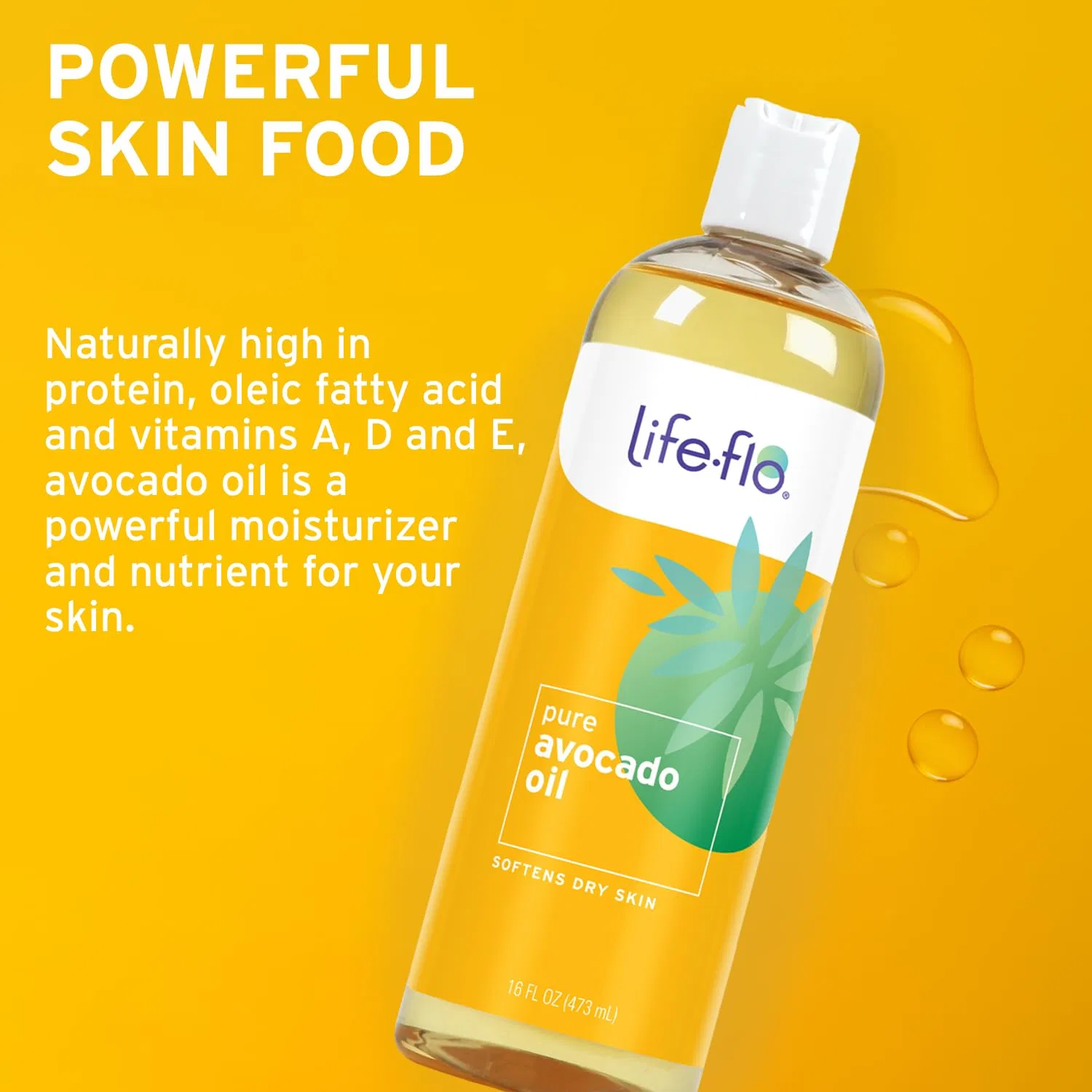 Масло для тела Avocado Oil, Life-Flo, 473 мл — фото 4