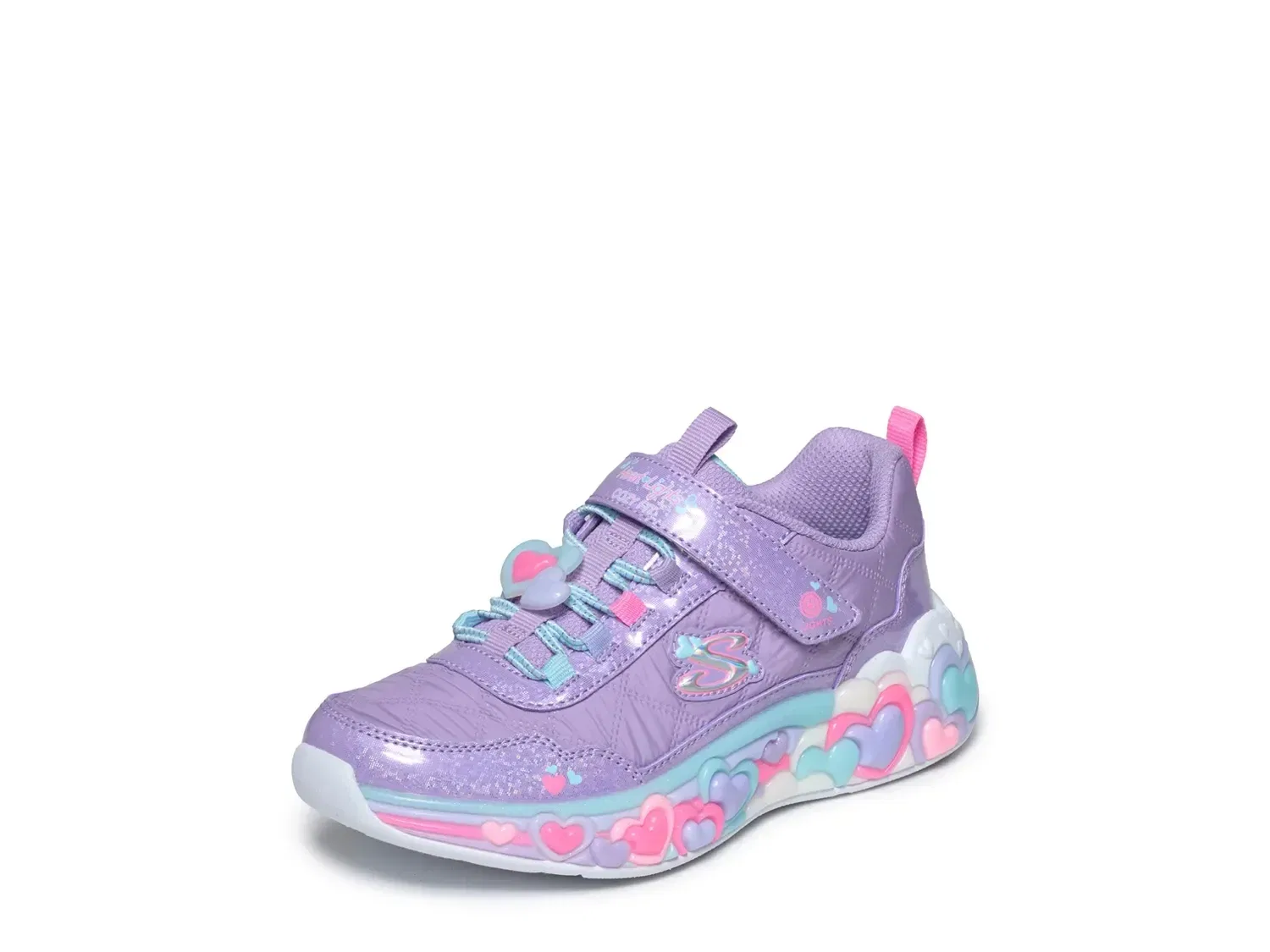 Кроссовки S-Lights Eternal Heart Lights, Skechers, фиолетовый — фото 2