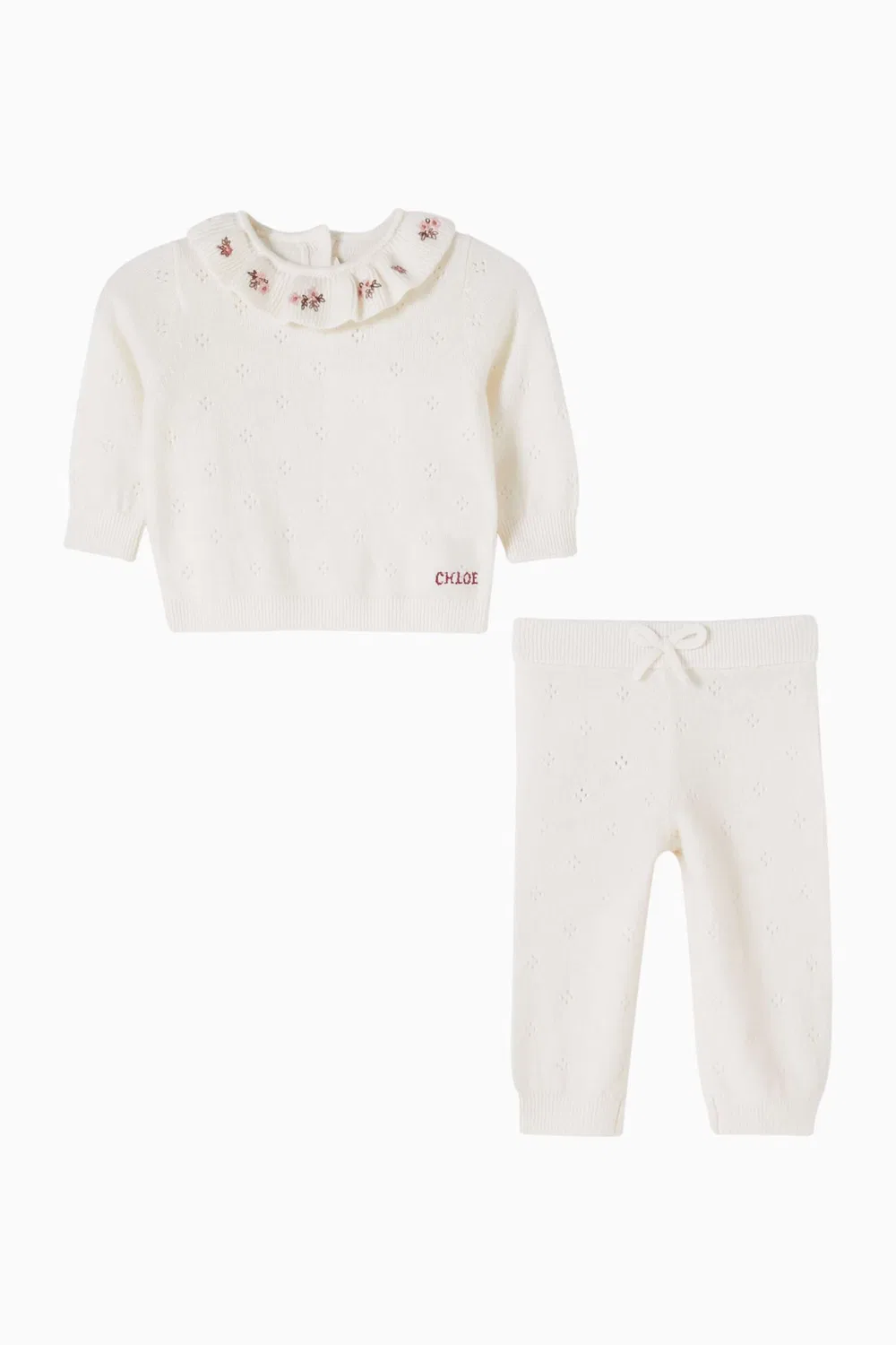 Комплект из топа и штанов в рубчик Chloé — фото 2