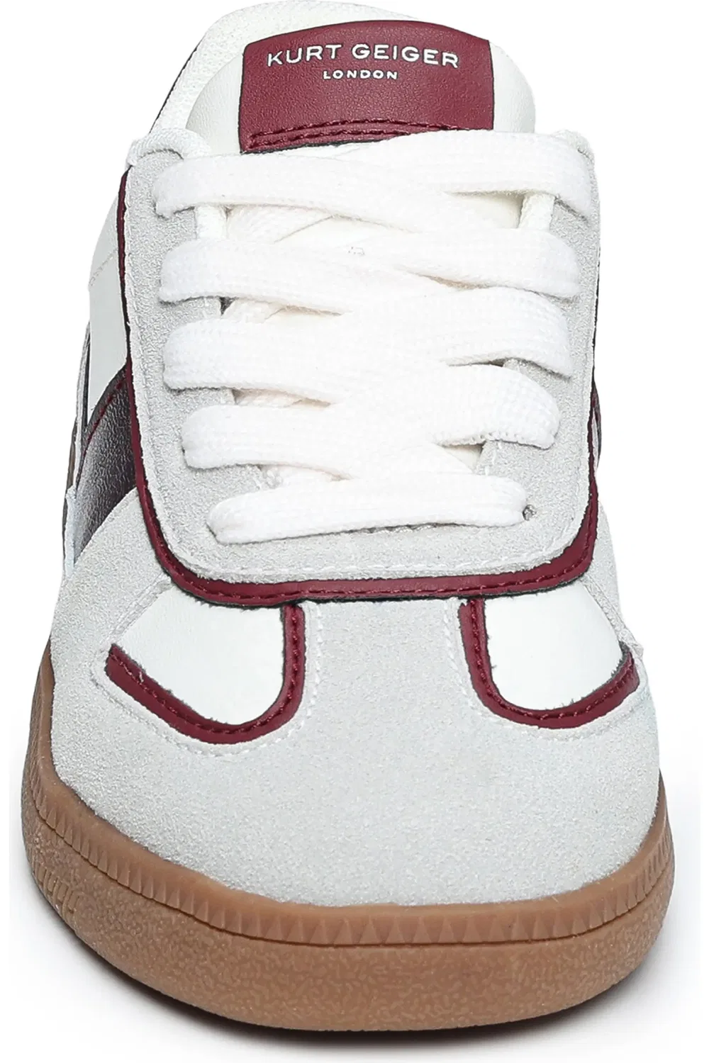 Кеды детские низкопрофильные Lloyd Kurt Geiger London, белый/красный — фото 3