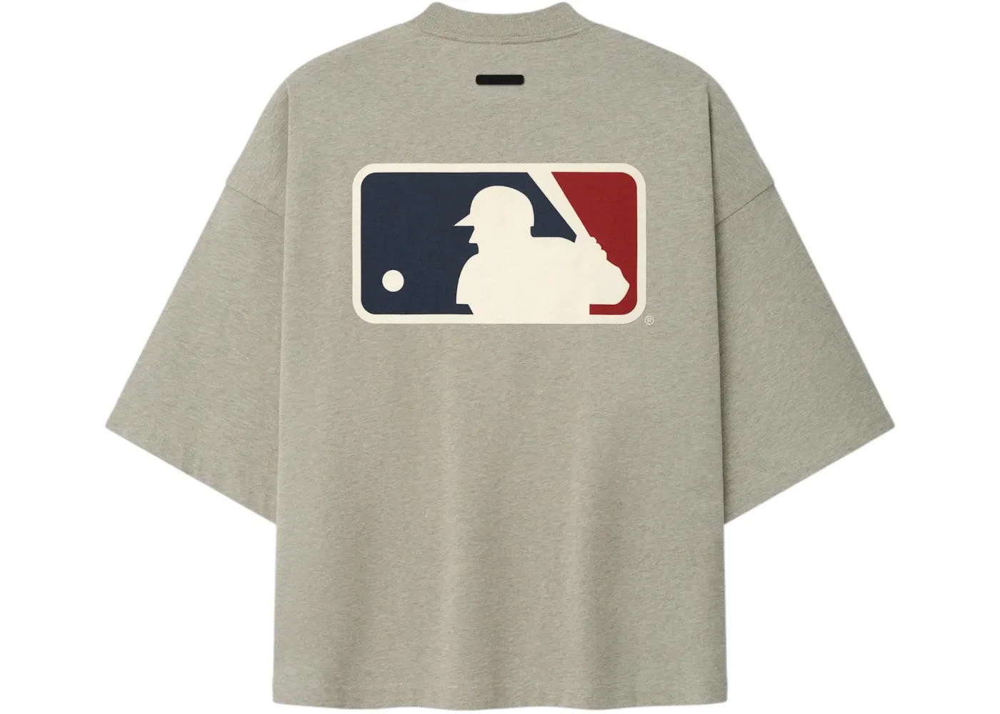 Мужская футболка с принтом Fear of God Essentials MLB Merch Tee, Seal Heather — фото 2