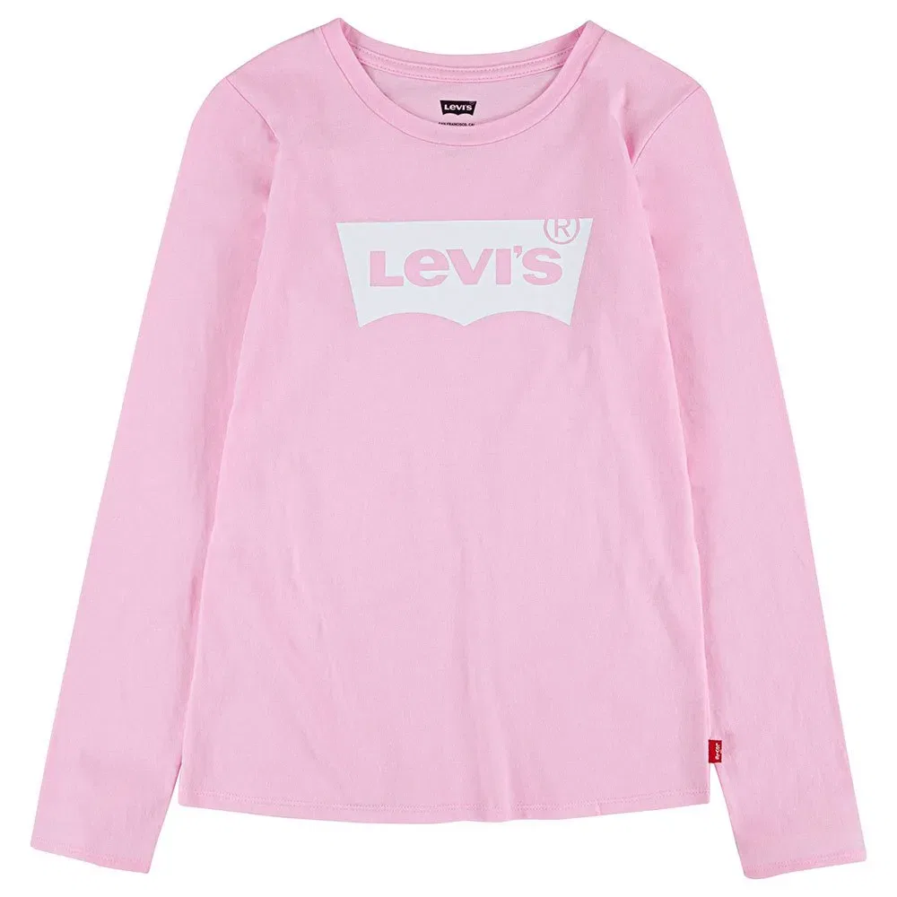 Футболка с длинным рукавом Batwing Levi's, розовый