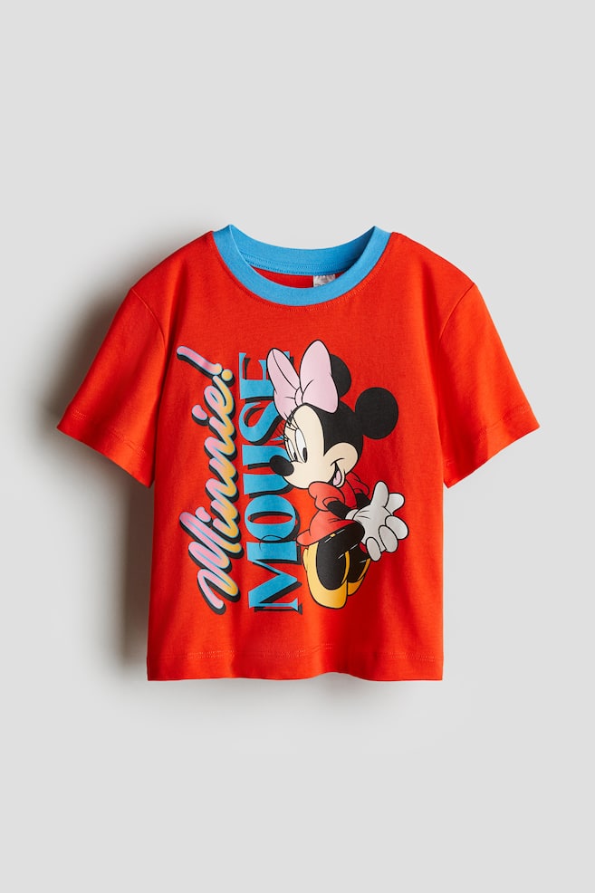 

Футболка из хлопка с принтом H&M, мультиколор