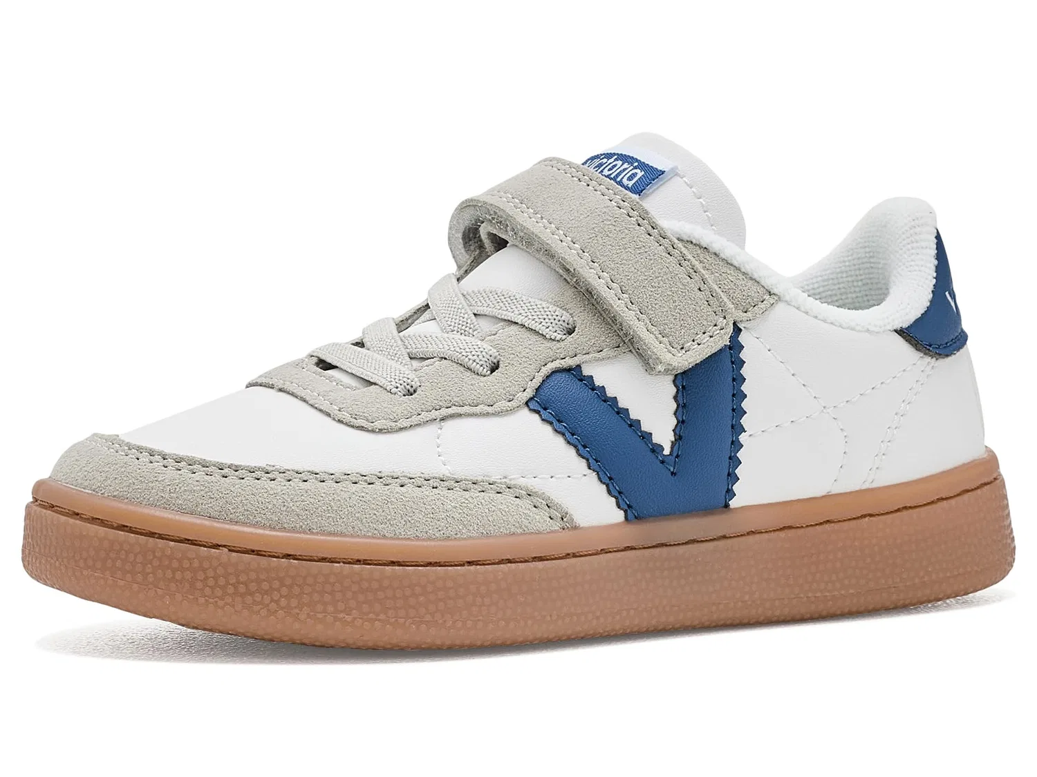 Кроссовки Oslo Leather Effect & Color (для малышей, маленьких и больших детей) Victoria Kids, Marino