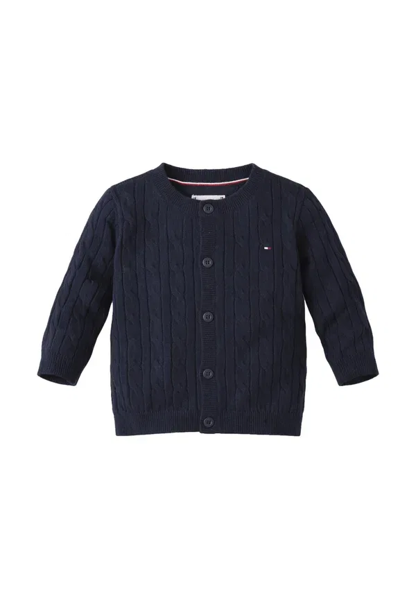 Комплект из шапки и свитера, хлопок, Set regalo, Tommy Hilfiger, Dark Blue, темно-синий — фото 3