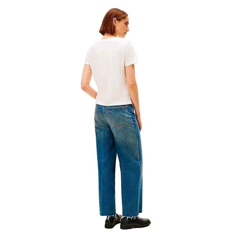 Футболка с коротким рукавом Tommy Hilfiger Script Regular Fit, белый — фото 2