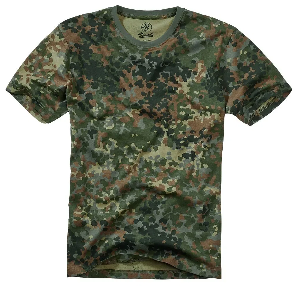 Мужская футболка в камуфляж Brandit, Camouflage