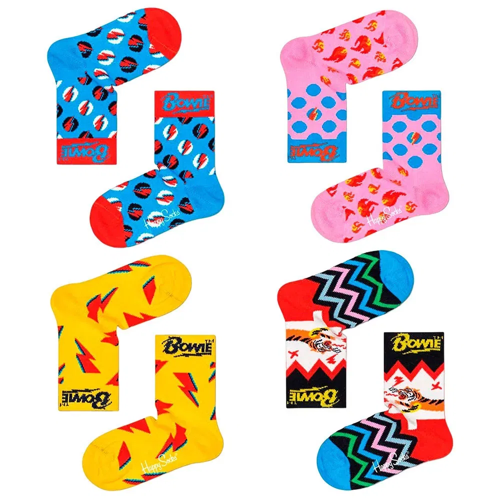 Носки детские Gift socks 4 пары Happy Socks, мультиколор